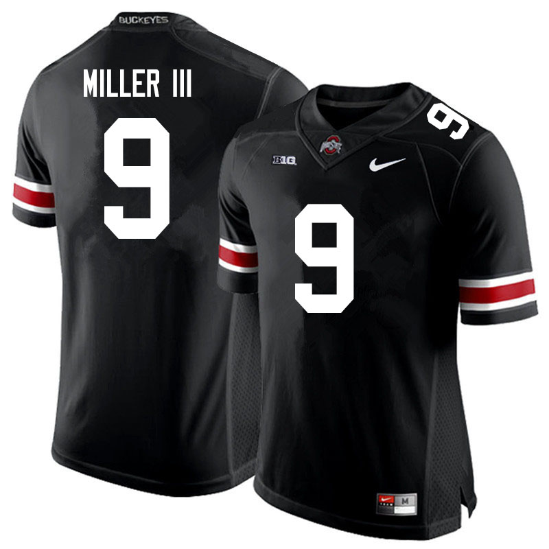 Men #9 Jack Miller III Ohio State Buckeyes College Football Jerseys Sale-Black